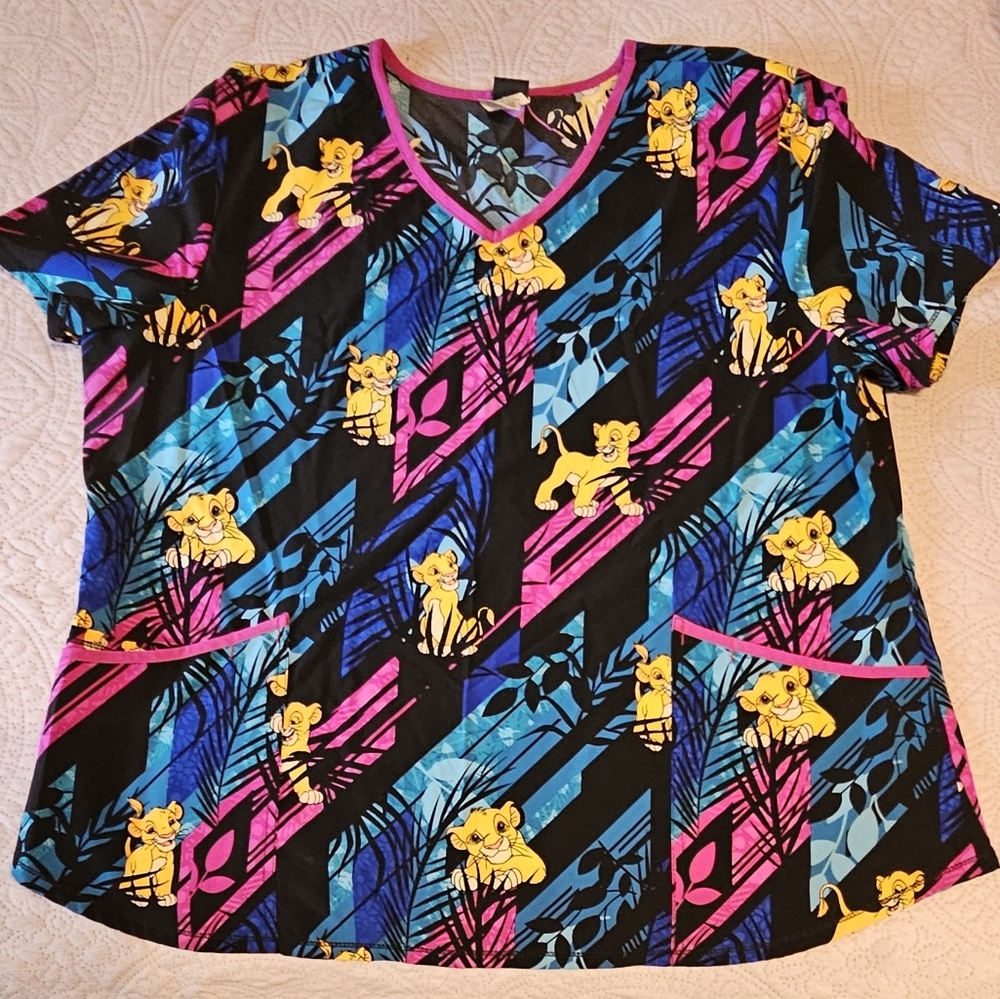 Disney's Lion King Simba Scrub Top